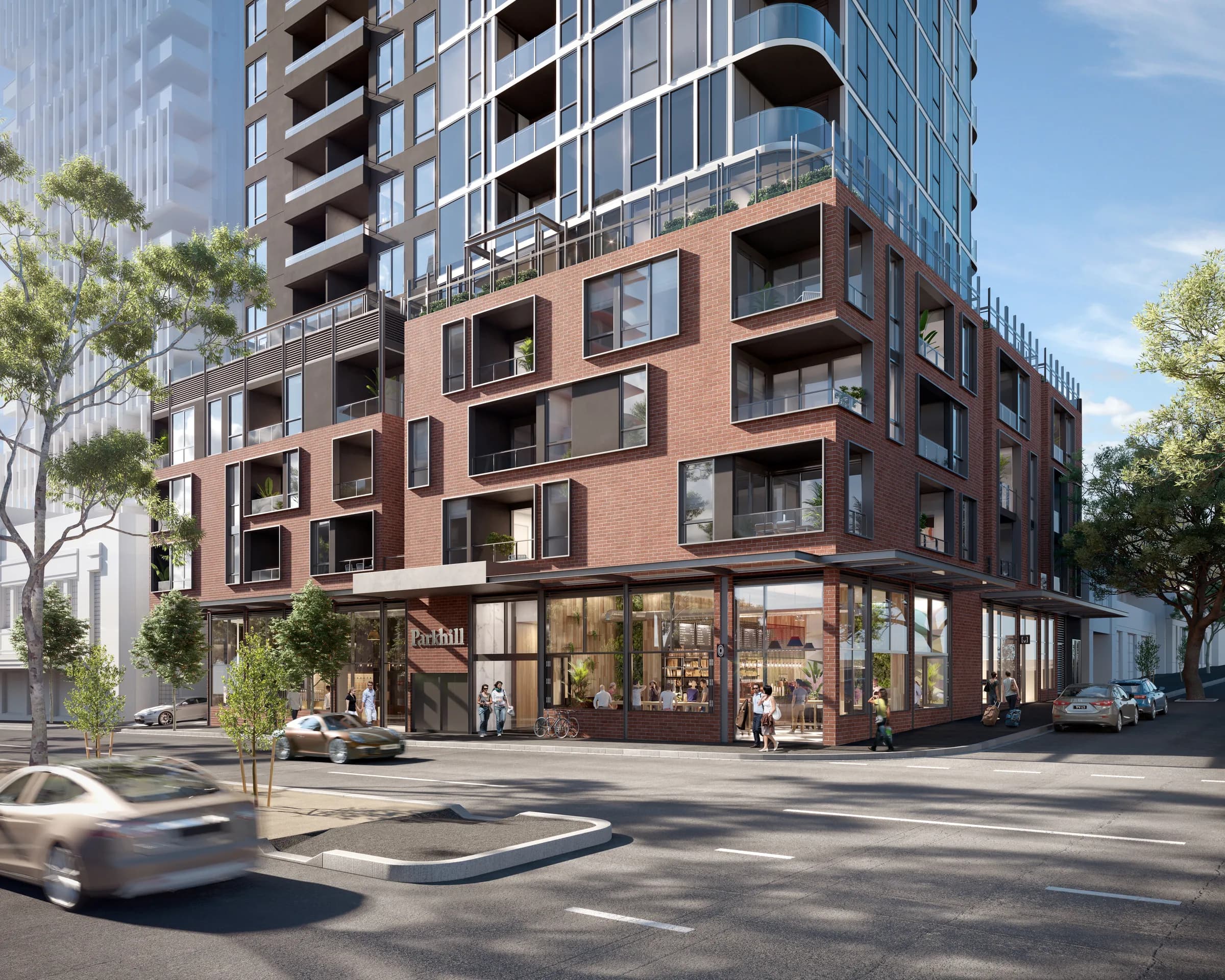 EXTERIOR — STREETSCAPE DAY 6000px — architectural visualisation