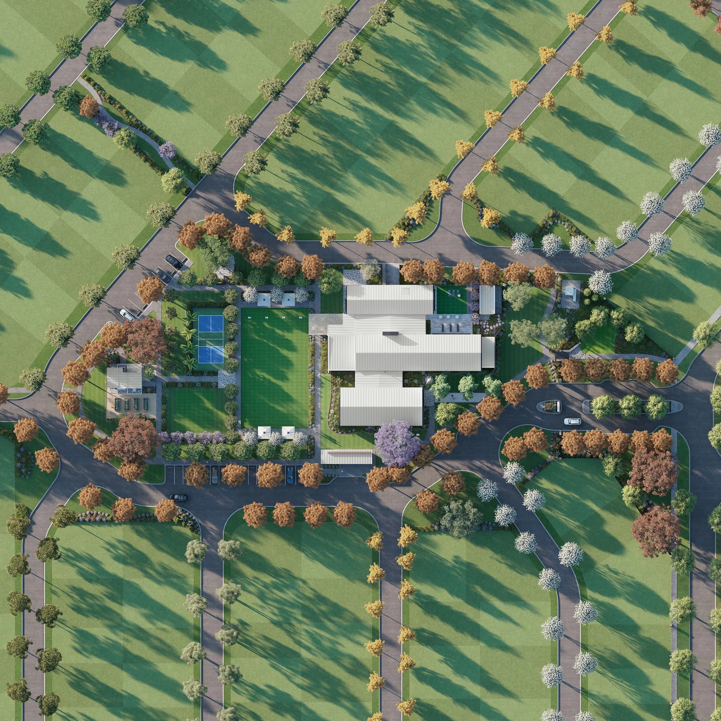 THRIVE — MASTERPLAN - CLUBHOUSE — architectural visualisation