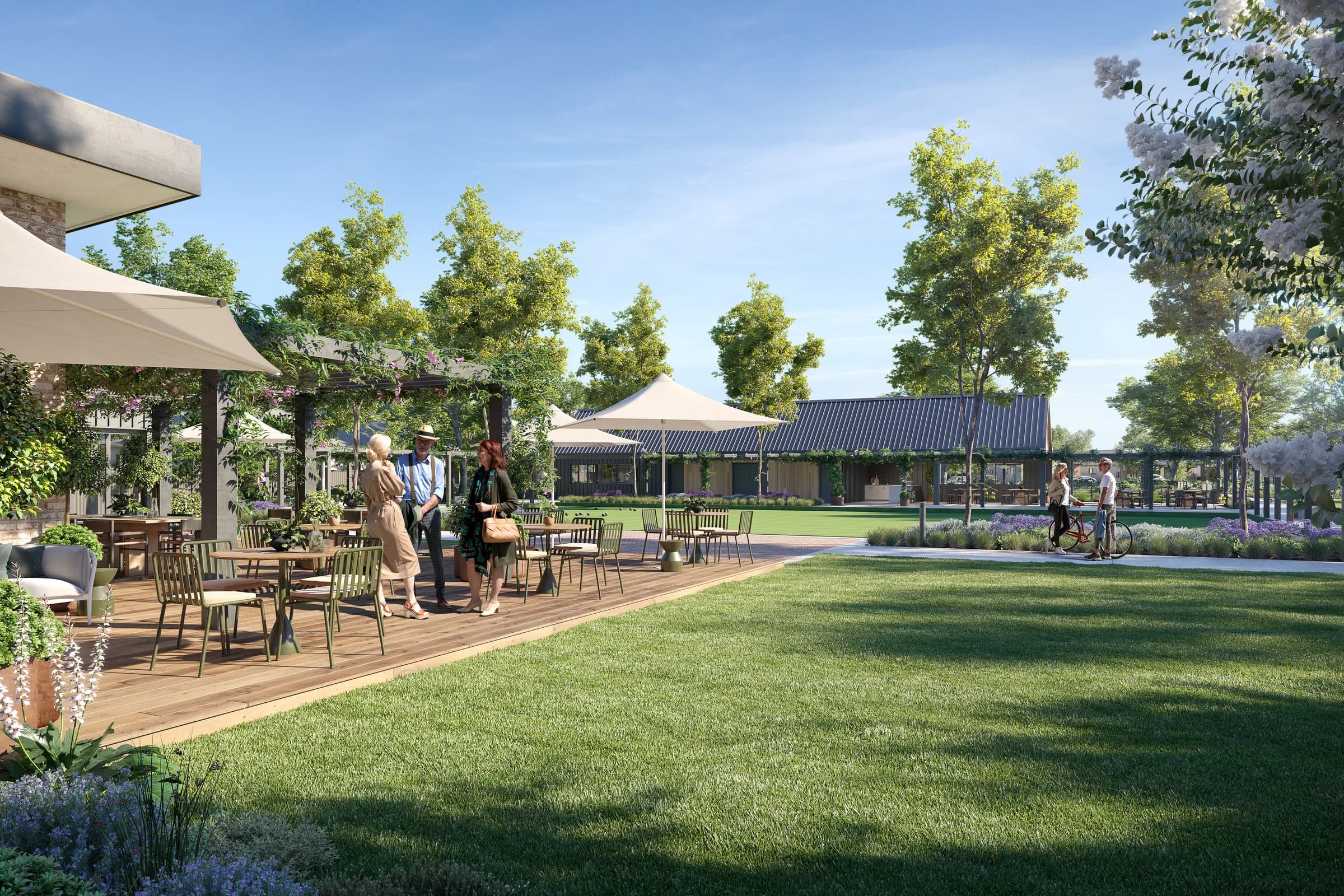 Halcyon Highlands — alfresco bowls green