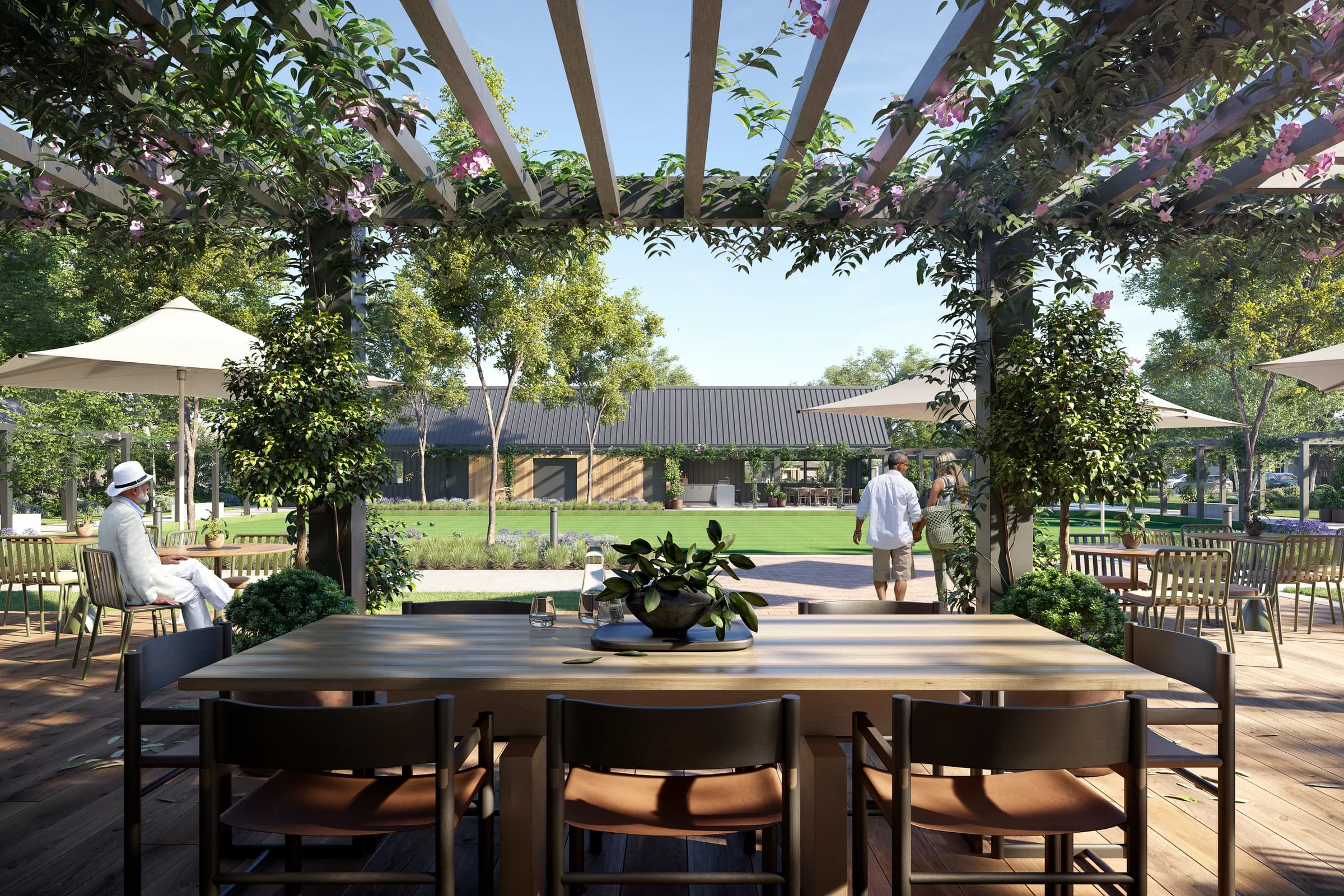 Halcyon Highlands — alfresco dining