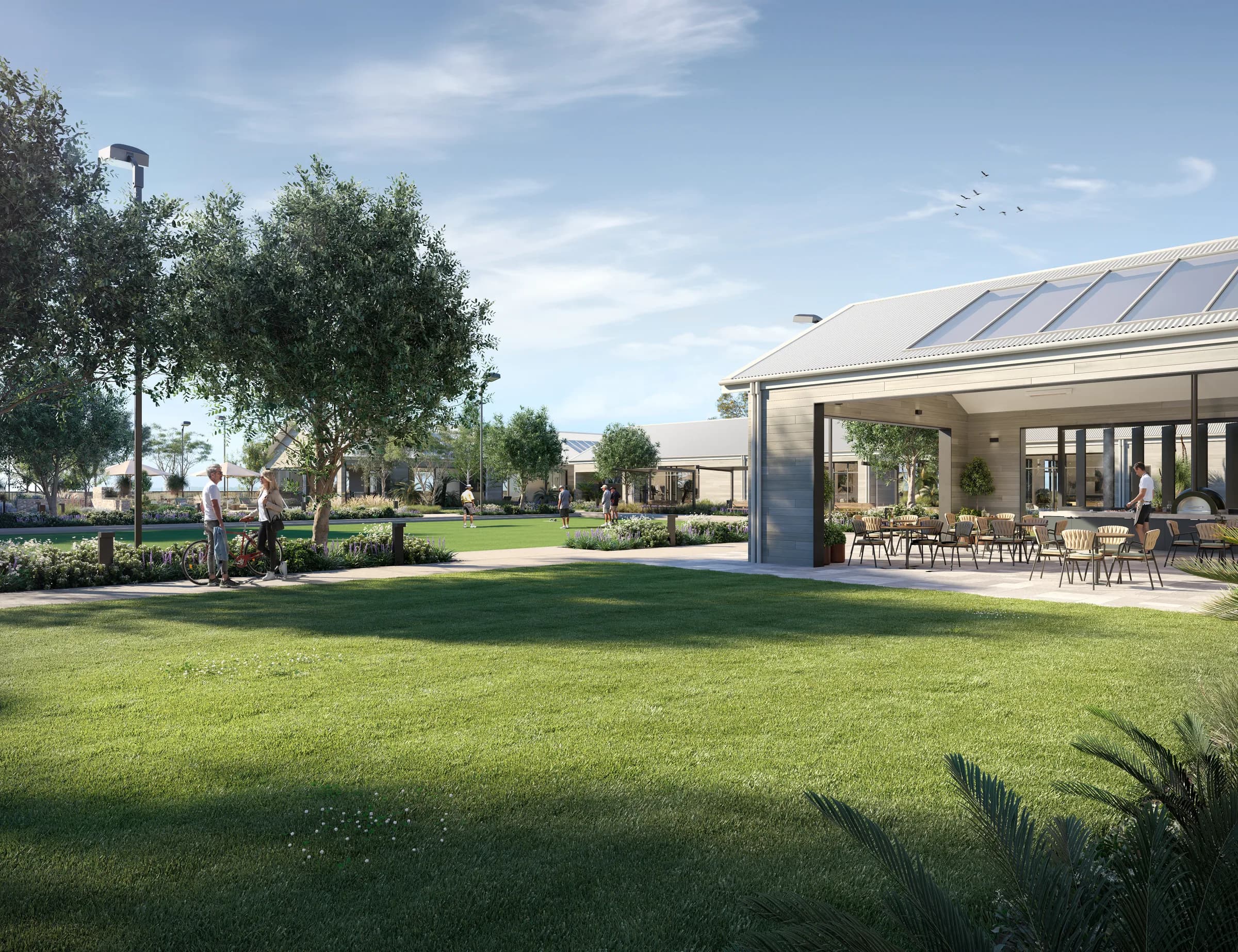 Halcyon Horizon — clubhouse alfresco