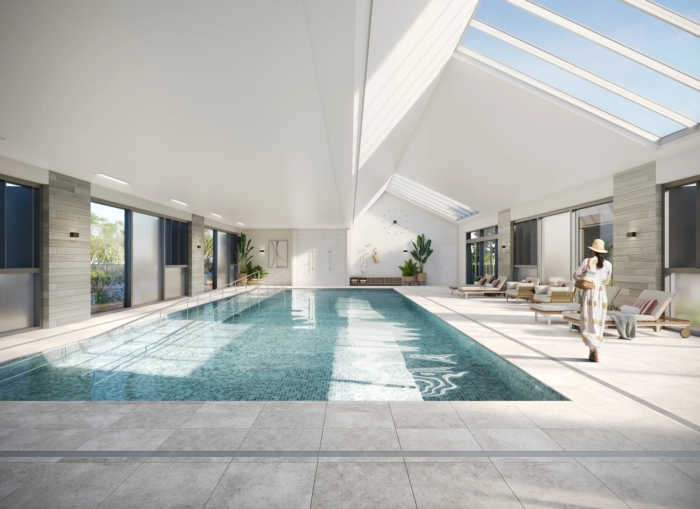 Halcyon Horizon — pool house interior