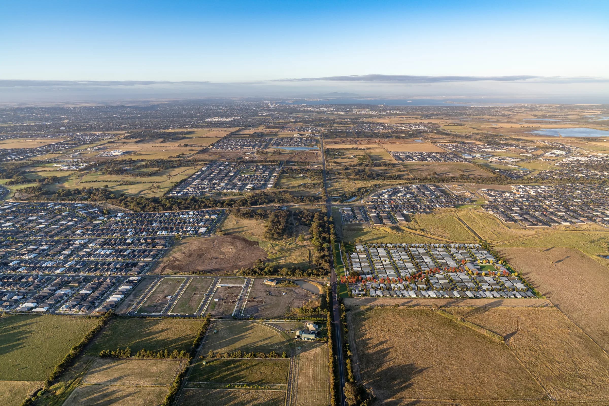 Halcyon Horizon — aerial masterplan composite